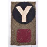 WW2 British 5th Infantry Division Wiltshire Regiment Combination Insignia