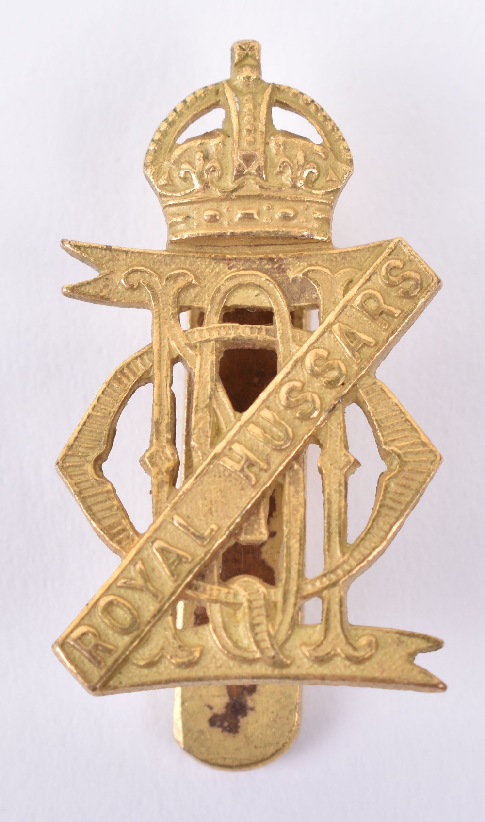 Rare Trial Pattern 13th / 18th Hussars Cap Badge