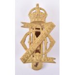 Rare Trial Pattern 13th / 18th Hussars Cap Badge