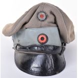 Imperial German Wurttemberg Train Battalion Peaked Cap