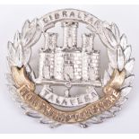 Silver Officers Northamptonshire Regiment Cap Badge