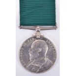 Edward VII Volunteer Force Long Service Medal 18th Middlesex Volunteer Rifle Corps