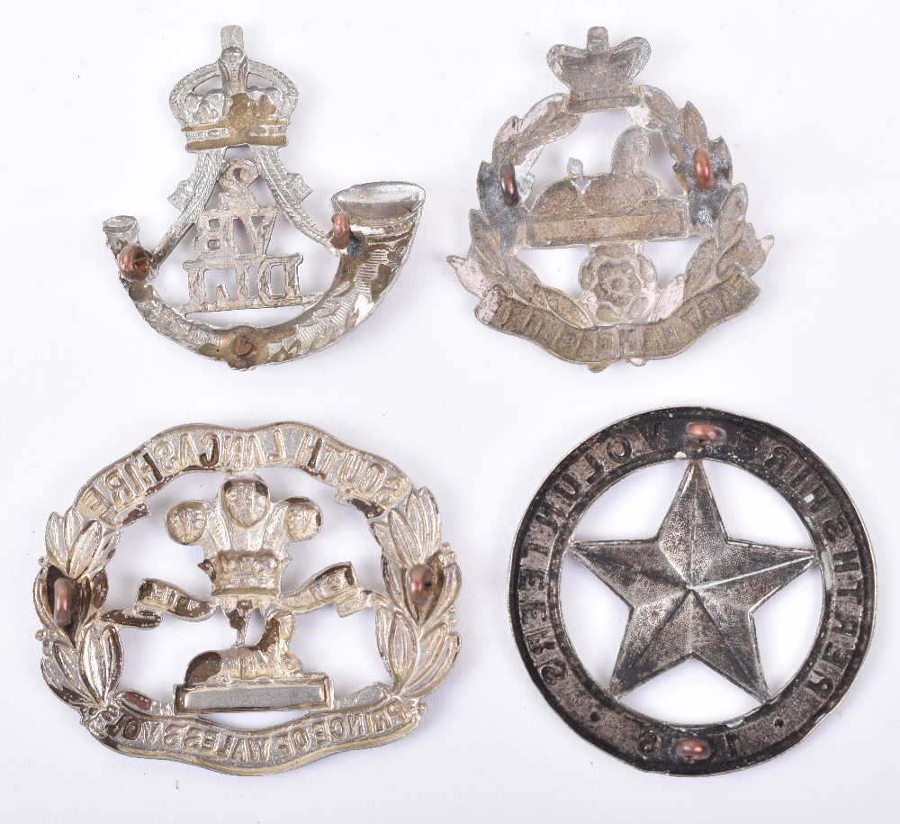 4x Volunteer Battalion Cap Badges - Image 2 of 2