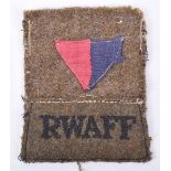 WW2 Royal West African Frontier Force Royal Artillery Combination Insignia