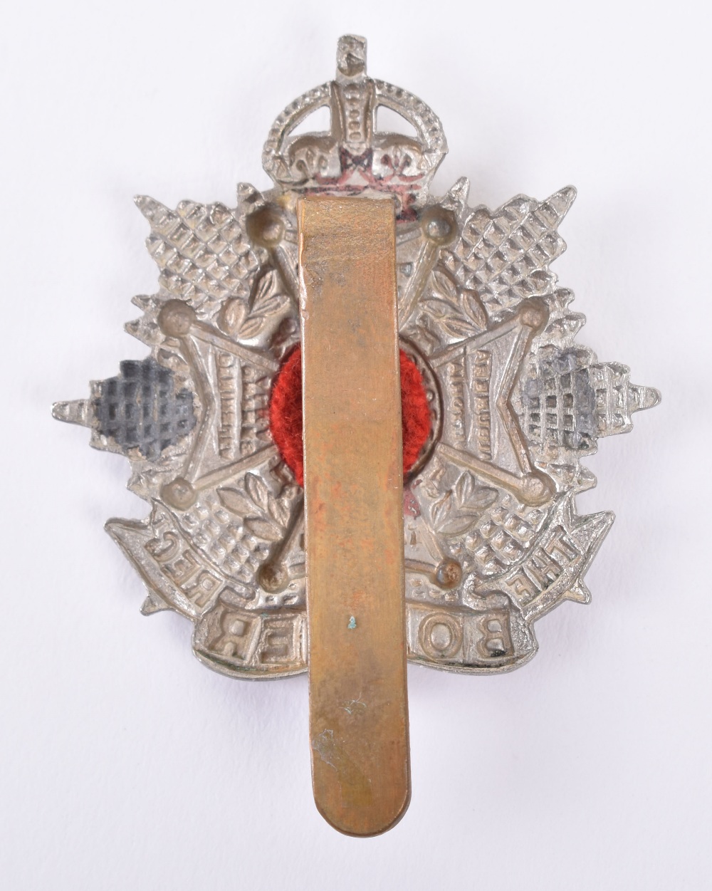 Border Regiment Forage Cap Badge 1905-08 - Image 2 of 2