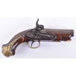 18 Bore Spanish Miquelet Percussion Overcoat Pistol