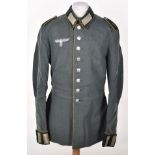 WW2 German Signals Section Enlisted Ranks Parade Tunic