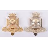 2x Variations of Wiltshire Regiment Anodised Cap Badges