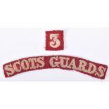 3rd Battalion Scots Guards Shoulder Title