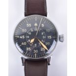 WW2 Luftwaffe Observers Wristwatch by Laco (Beobachtungsuhr)