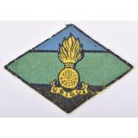 165th Heavy Anti-Aircraft Regiment Royal Artillery Cloth Formation Sign