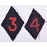 2x Royal Artillery Field Regiment Cloth Formation Signs