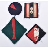 4x Royal Artillery Cloth Formation Signs
