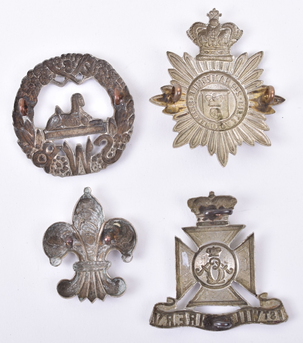 4x Volunteer Battalion Cap Badges - Image 2 of 2