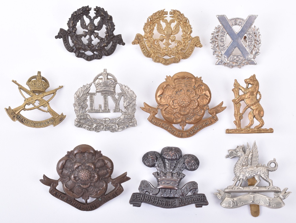 10x Imperial Yeomanry Cap Badges