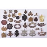 Selection of Schools and Cadet Force Cap Badges, Collar Badges and Shoulder Titles