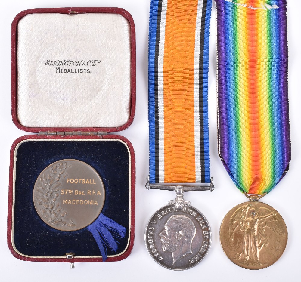 WW1 Royal Artillery Medal Group