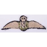 Scarce WW1 Green Wreath Variation Royal Flying Corps (R.F.C) Pilots Wing
