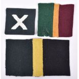3x Cloth Pagri Badges
