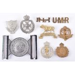 8x Colonial Badges and Insignia