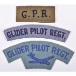WW2 Glider Pilot Regiment Cloth Shoulder Title