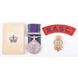 Elizabeth II General Service Medal (1962) Royal Army Ordnance Corps