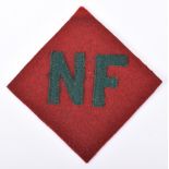 WW1 Northumberland Fusiliers Formation Sign