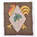 Large Great War 40th Infantry Division Formation Sign