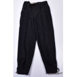 Scarce Pair of Black Panzer Trousers