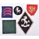 5x Royal Artillery Cloth Formation Signs