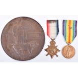 Great War 1917 Casualty 10th London Regiment Officers Medal Group of Three