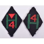 2x Variations of 76th Field Regiment Royal Artillery Formation Signs