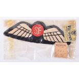 Very Rare American Made WW2 Jedburgh Special Forces Wing