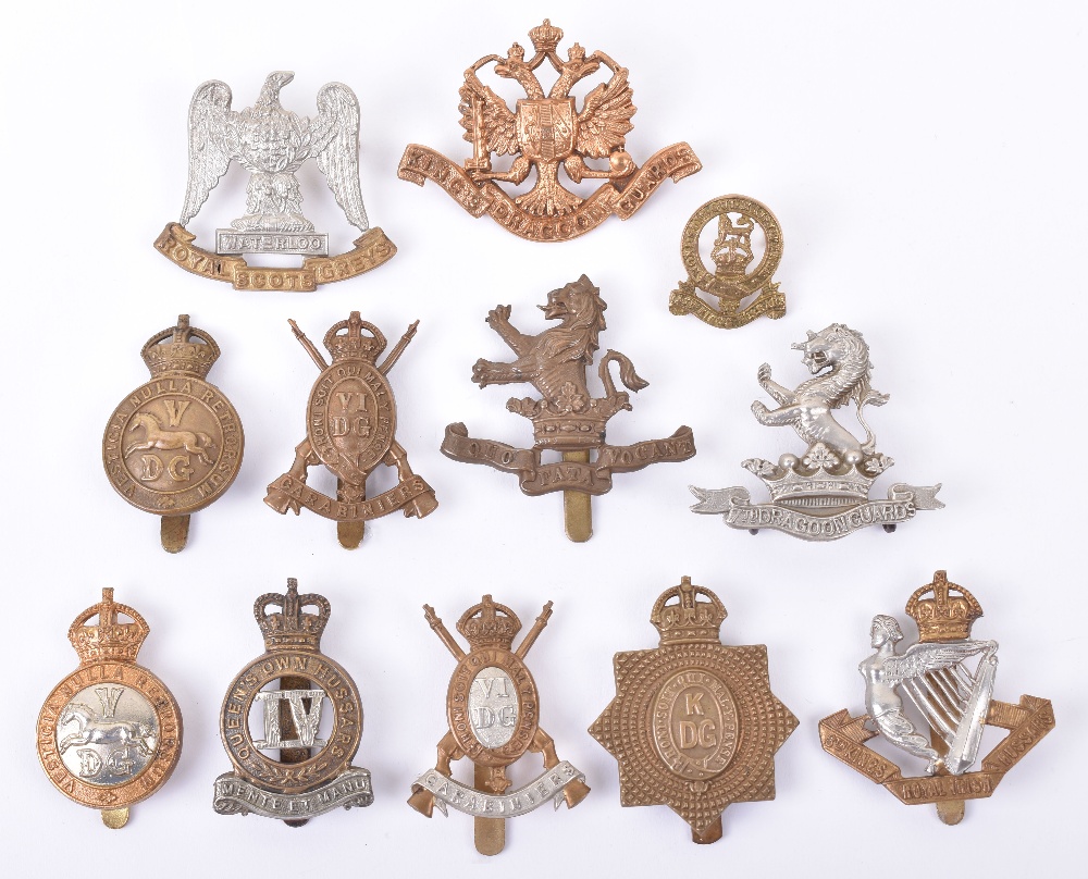 12x Cavalry Regiments Cap Badges