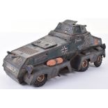 Tippco Tinplate Clockwork Armoured Reconnaissance Vehicle