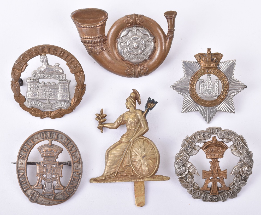 Grouping of Victorian Headdress Badges