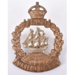 WW1 Drake Battalion Royal Naval Division Cap Badge