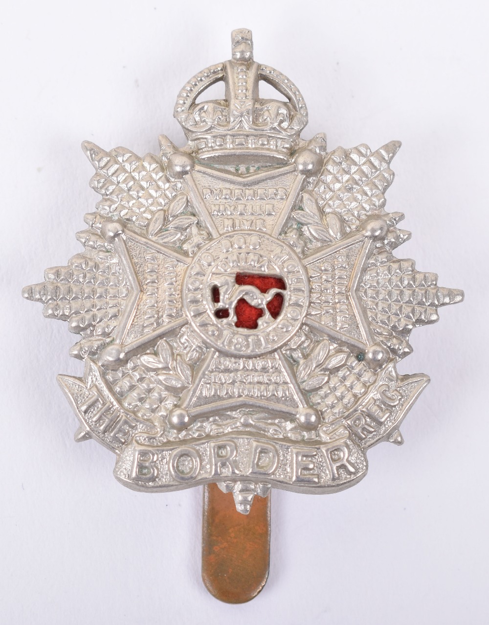 Border Regiment Forage Cap Badge 1905-08