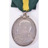 Edward VII Territorial Force Efficiency Medal 10th County of London Regiment