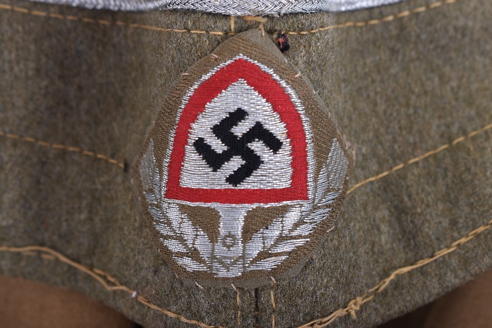 Third Reich RAD Officers Overseas / Side Cap - Image 3 of 7