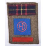 WW2 51st Highland Division 152nd Infantry Brigade 5th Battalion Cameron Highlanders Battle Dress Com