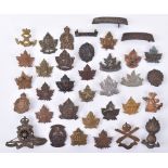 35x Canadian Expeditionary Force Collar Badges