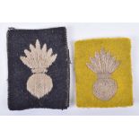 WW2 Lancashire Fusiliers Cloth Formation Signs