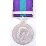 George V General Service Medal 1918-62 9th Hodson’s Horse