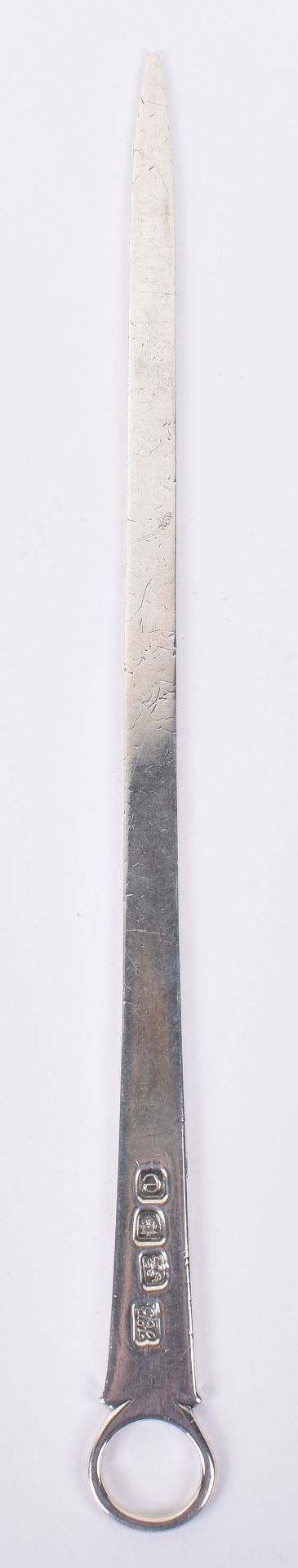 A George III silver meat skewer, by Hester Bateman, London 1780 - Image 2 of 6