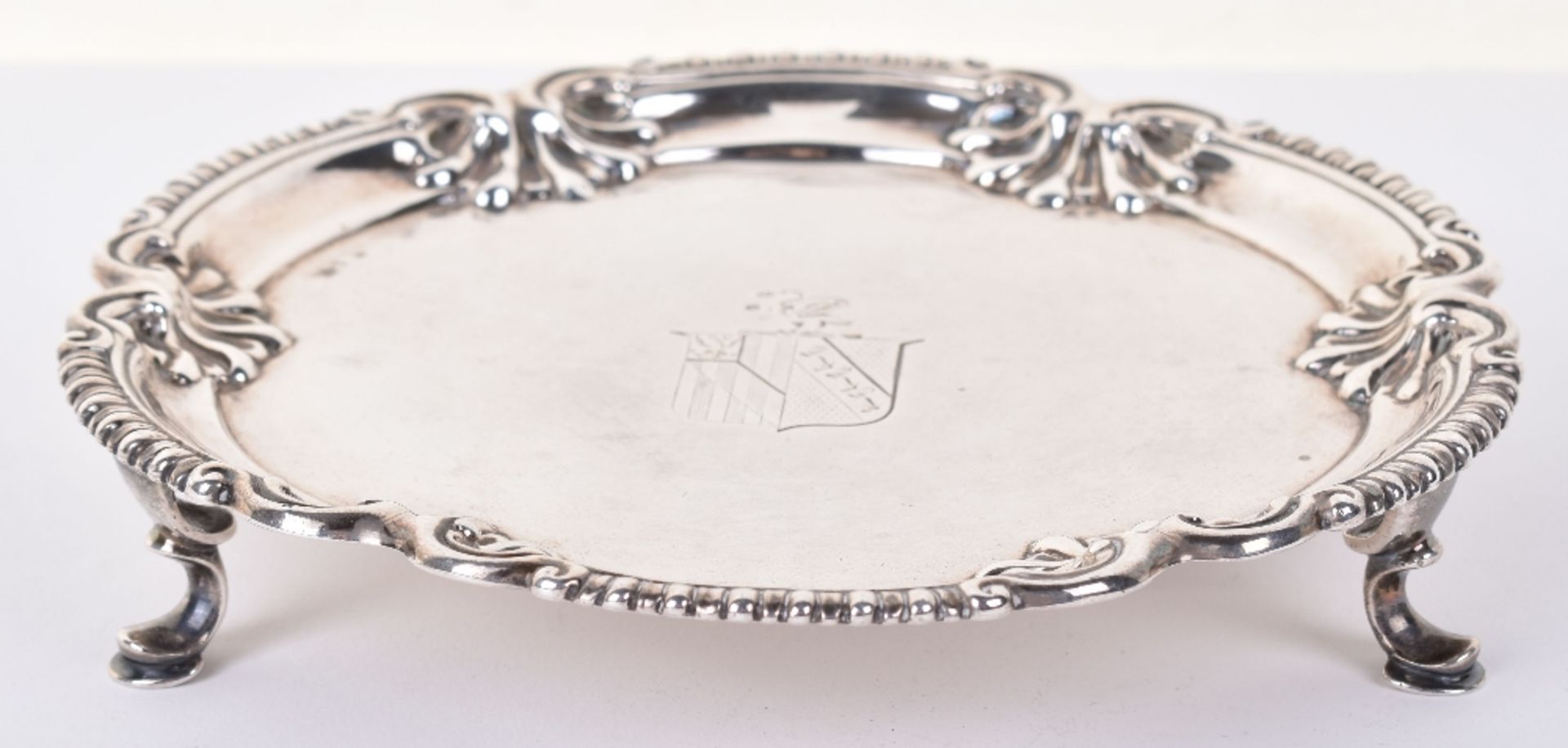 An early George III silver salver, by David Bell, London 1768 - Image 3 of 5