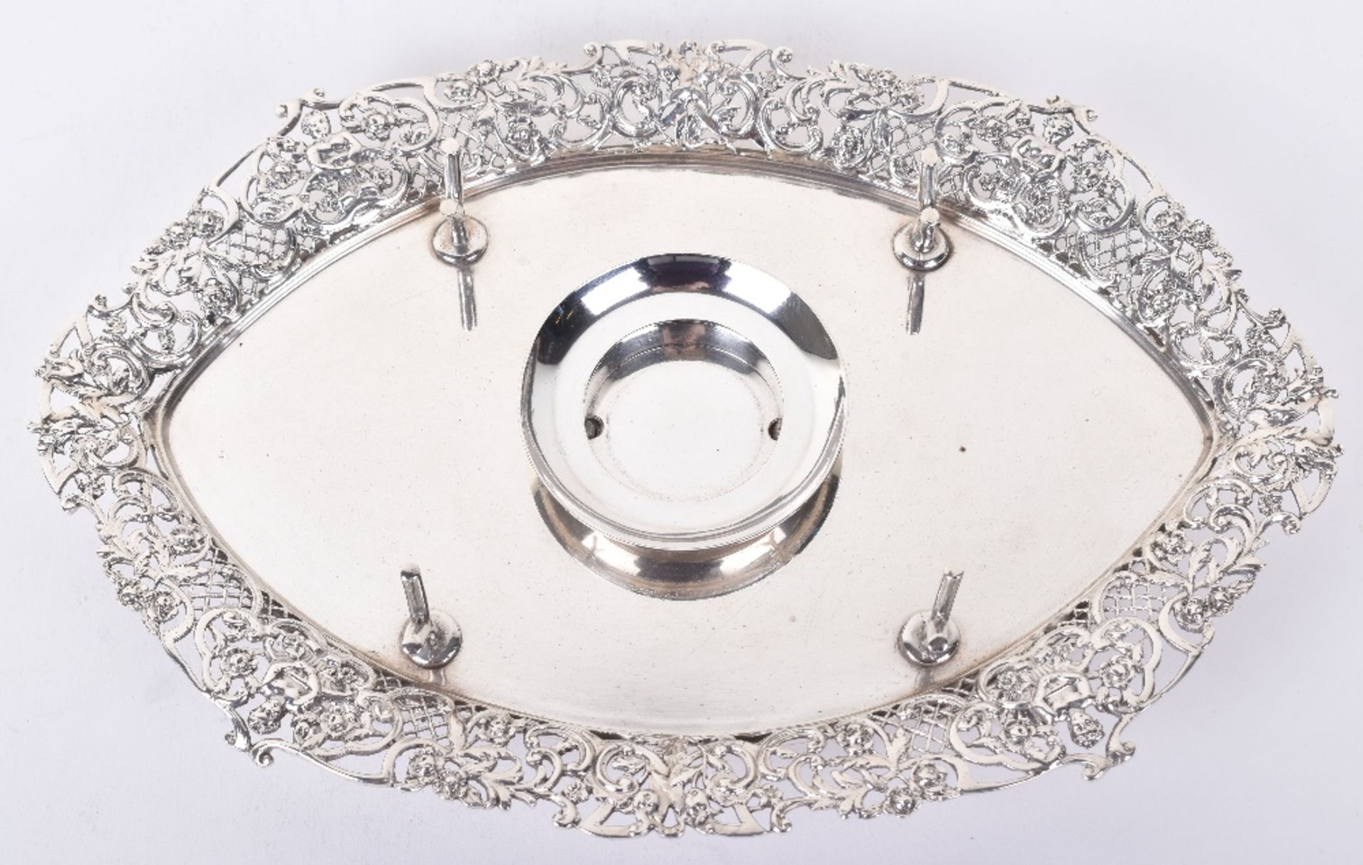 A Victorian silver inkstand, by William Gibson & John Langman - Image 5 of 9