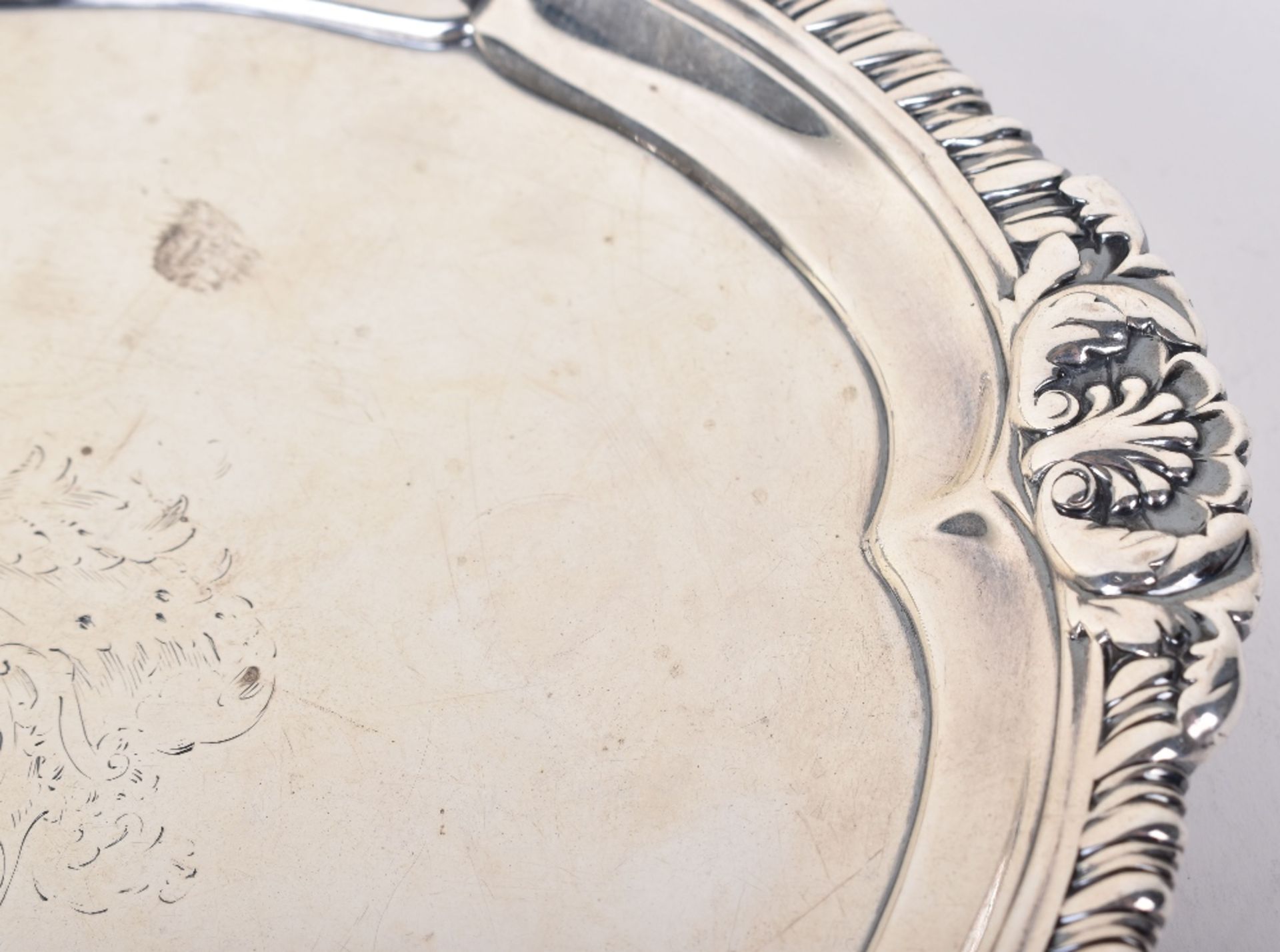 A George III silver salver, by Paul Storr, London 1813 - Image 3 of 7