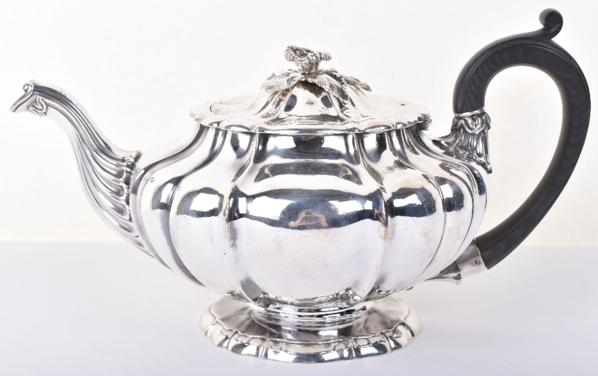 A fine George III silver teapot, by Paul Storr, London 1827