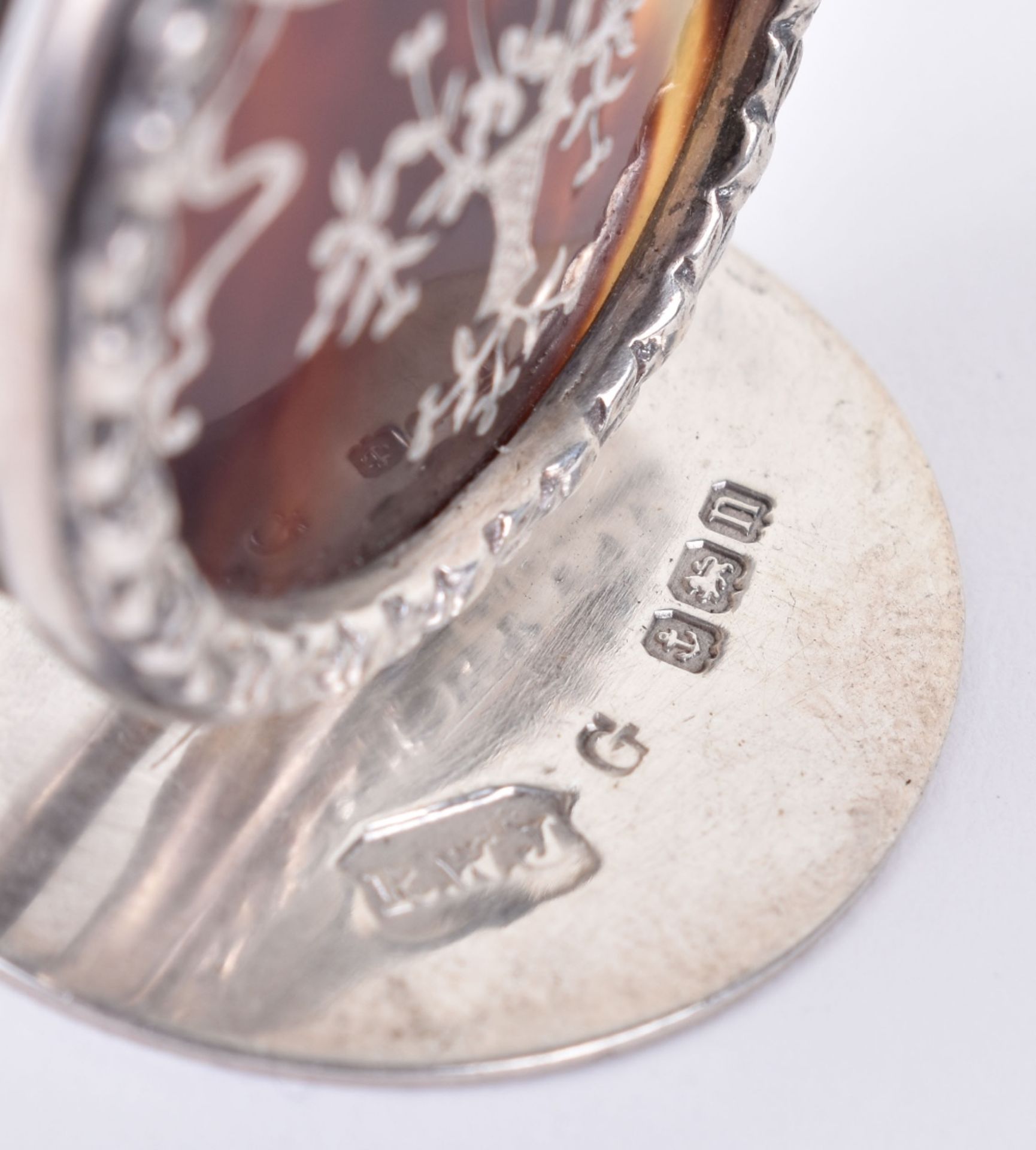 An early 20th century silver and tortoiseshell menu holder, by Jay’s, Birmingham 1912 - Image 3 of 3